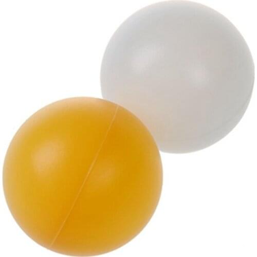 White Yellow 39Mm Dia Sports Table Tennis Balls Ping Pong Ball 6 Pcs