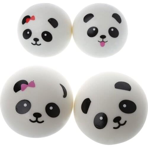 Squishy Panda Bun Stress Reliever Ball Slow Rising Decompression Toys Kids Toy Y4UD