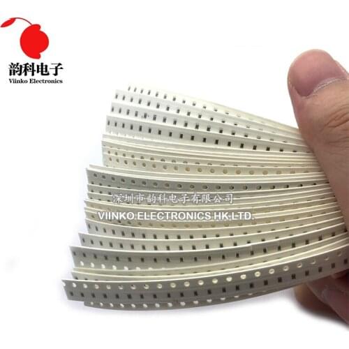 Hot Sale 0603 SMD Capacitor Kit assorted kit 1pF~1uF 52values*25pcs=1300pcs Samples kit