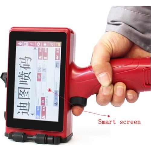 New Handheld Intelligent Inkjet Printer CE FCC Certified Quick-drying Ink Jet Printer Marking Machine DT-N8