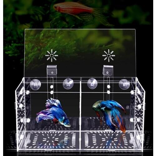 Transparent Breeding Box Acrylic Isolation Box Durable Hatching Case Practical Incubator Box For Aquarium Fish Tank
