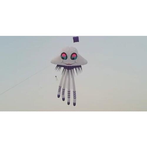 Ripstop pipas brinquedo ar livre atacado Jellyfish Soft kite vlieger cometas para adultos kites for adults kite flying windsock