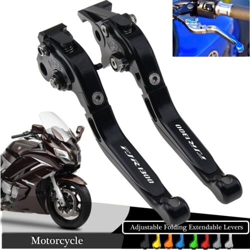For YAMAHA FJR 1300 FJR1300 2004-2017 2016 Motorcycle Lever CNC Adjustable Foldable Lengthening Aluminum Brake Clutch Levers