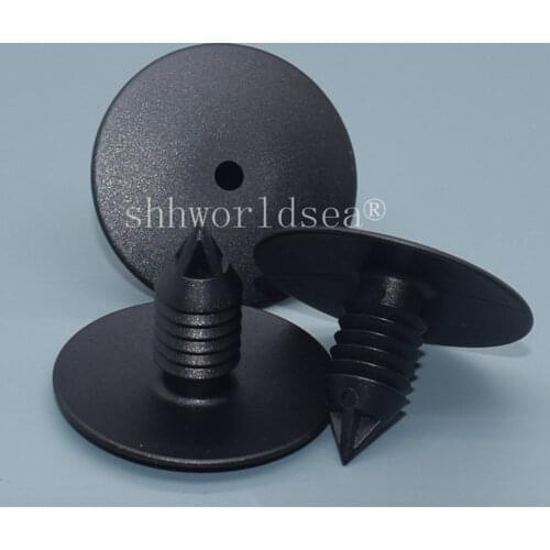 Shhworldsea 100PCS Heat insulation cotton cover Insulation mat fastener for RENAULT car plastic clip auto fastener palstic rivet