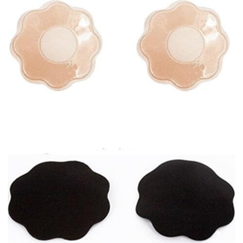 2 Pairs/lots Silicone Stickers Invisible Bra Self-adhesive Breathable Round Breast Tape Wedding Dress Underwear Women Intimates