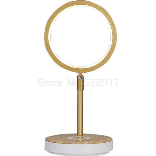 Nordic net red intelligent touch sensor bedroom living room bedside lamp mobile phone wireless charging desk lamp