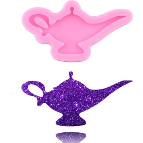 Super Glossy Genie Teapot Silicone Mold Epoxy Resin Jewelry Making Keychain Molds DIY Handmade Craft Custom Keychains Mould