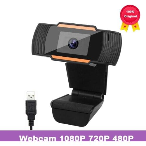 Webcam 1080P 720P 480P Full HD Web Camera Built-in Microphone Rotatable USB Plug Web Cam For PC Computer Mac Laptop Desktop