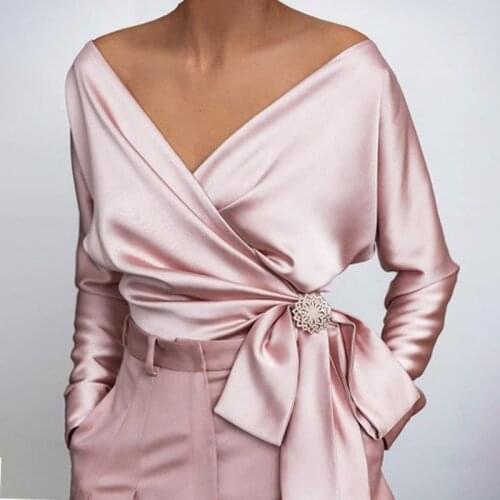 Атласные блузки Yosiah China At AliExpress