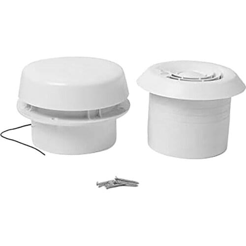 DC12V Trailer Roof Air Ventilation Round Vent for RV Caravan Boat Vent Fan with Low Noise