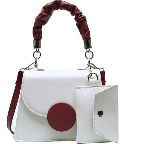 2021 Fashion Small Designer Crossbody Bag for Women Vintage Female Purses and Handbags PU Leather Shoulder Bags