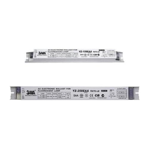 3AAA electronic ballast YZ-258EAA YZ-158EAA 58W/60W 1x58W 2x58W 158 258 high efficiency energy-saving rectifier