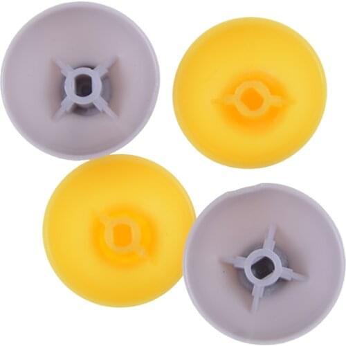 4pcs/SET Grey Yellow Analog Stick Thumbsticks Joystick Cap for Xbox 360 Controller Mushroom Rubber Cover