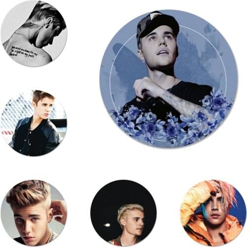 58mm Justin Bieber Purpose Super Star Smart Kitchen Home Decor Refrigerator Magnetic Stickers Opener Beer Coke