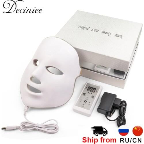 7 Color LED Light Photon Therapy System Facial Skin Care & Mask beauty led face mask Skin Care beauty Mask