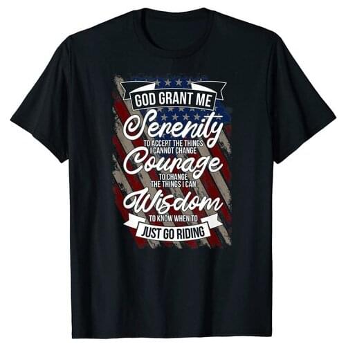 Bikers Prayer Christian American Riding Motorcycles T-Shirt