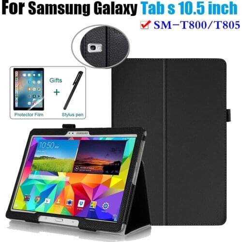 Case for Samsung Galaxy Tab S 10.5"SM-T800 T805 PU Leather Tablet Cover Smart Case for Galaxy Tab S 10.5inch T800 T801 T807 Case