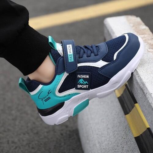 Kids Sports Shoes for Boys Breathable Mesh Running Sneakers Tenis Infantil Footwear Fashion Casual Children Shoes 2021