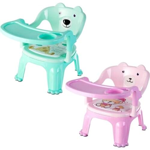 Childrens Dining Chair With Plate Baby Eating Table Baby Chair Dining Table Back Call Called Chair Baby Plastic Stool