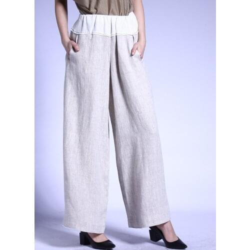 Женские льняные брюки Fin Dreey China At AliExpress