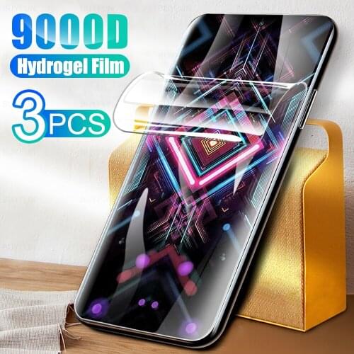 3pcs full cover xiomi poko f3 gt hydrogel film case for xiaomi poco f3 pocof3 f 3 gt hd front screen protectors film not glass
