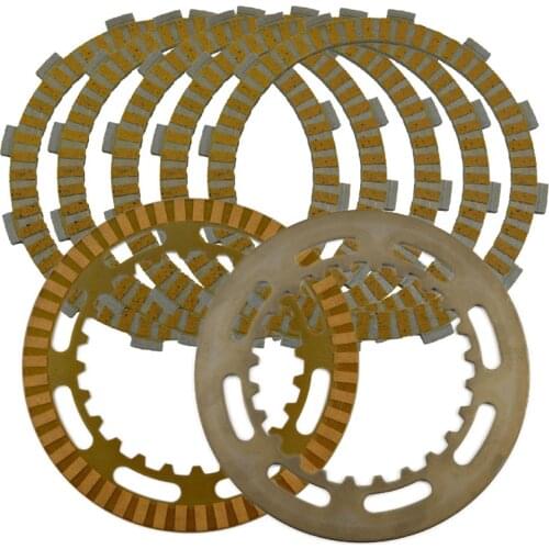 A set Motorcycle Engine Parts Clutch Friction Plates Kit & steel plates For SUZUKI AN650 AN 650 SKY WAVE / SKYWAVE 650