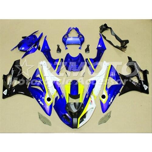 New ABS Whole Fairings Kit Fit For BMW S1000RR 2009 2010 2011 2012 2013 2014 09 10 11 12 13 14 Bodywork Set Custom Blue Yellow