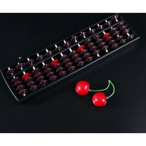 New Upgraded Portable Japanese 13 Column Abacus Arithmetic Soroban School Math Learning Tool Educational Math Toys Y4UD