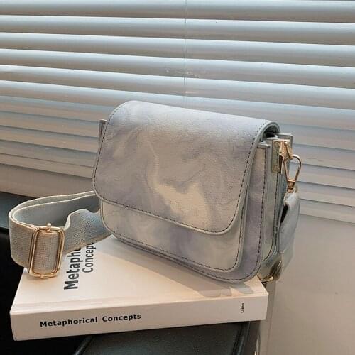 Brand Design Wide Shoulder Strap PU Leather Crossbody Bag for Women Casual Travel Shopping Handbag Female Luxury Shoulder Bags