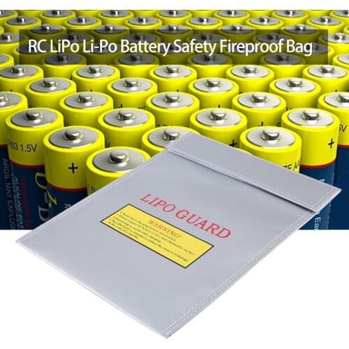 Portable Large Capacity Durable RC Li-Polymer Battery Safety Fireproof Storage Bag Case Safe Guard Charge Sack
