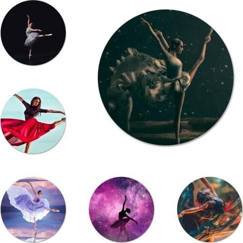 Elegant Ballet Ballerina Girl Badge Brooch Pin Accessories For Clothes Backpack Decoration gift