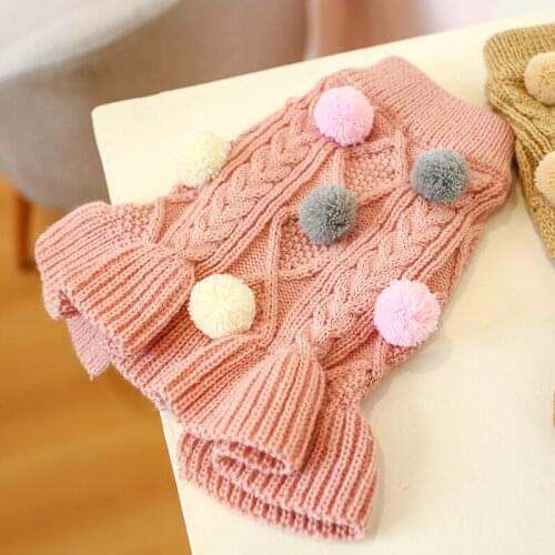 Dog Sweater Pet Dog Clothes Cat Clothes Hoodie Warm Warm Skirt Princess Ball Fur Skirt