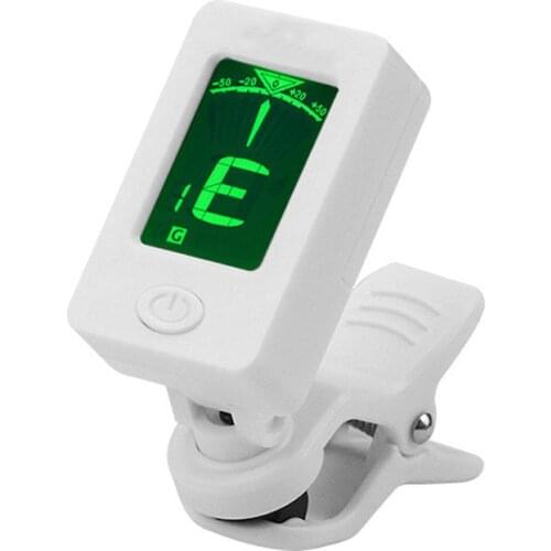 1pcs Electric Guitar Tuner Pedal Clip on Chromatic Digital Mini LCD Screen Tuners for Guitar Bass Violin Ukulele Accessories