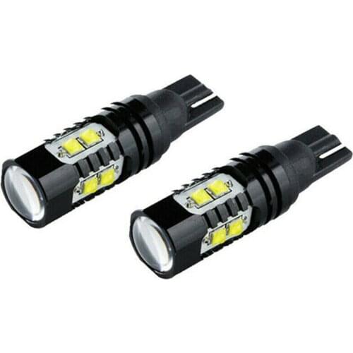 2pcs 300w T10 Led Fog Light Driving Bulb 12/24v Fog Lamp Headlamp 30000lm White 6000k Car Headlight Car Replacement Accessories