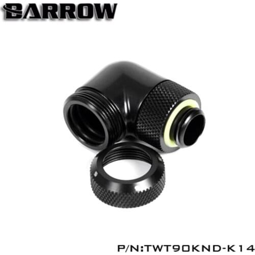 Barrow G 1/4" 90 Degree Rotary Fitting Adapter Water Cooling For OD 14mm Hard Pipe TWT90KND-K14