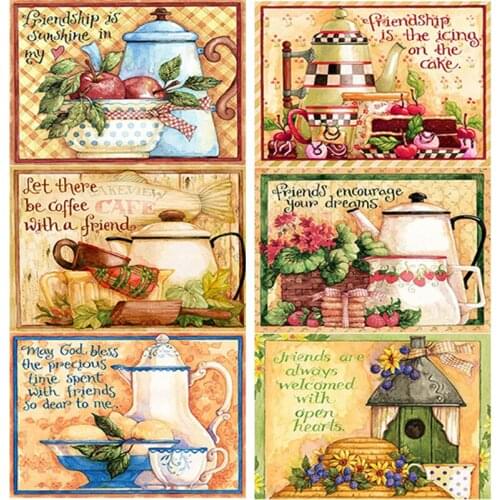 New 5D DIY Flower Basket Diamond Painting Fruit Diamond Embroidery Cross Stitch Full Square Round Drill Manual Gift Home Decor