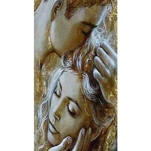 New Hot 5D DIY AB Diamond Painting Couple Characters Cross Stitch Full Square/Round Diamond Mosaic Embroidery Home Decoration