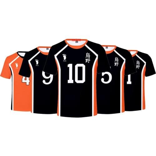 Anime Haikyuu!! Young manga Streetwear Summer Fashion Cosplay Kids Adult Short Sleeve 3D Tee T-shirt