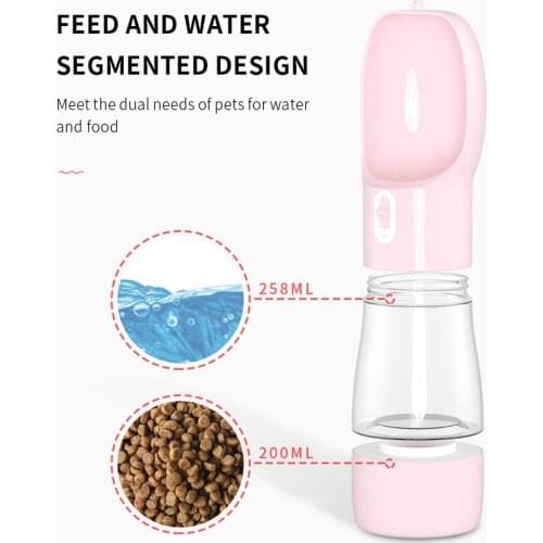 Dogs Water Bottle Leakage Proof Bowl Food Container Outdoor Portable Supplies Water Dispenser Feeder Puppy Product
