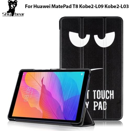 Case for Huawei MatePad T8 Cover Case for Huawei MatePad T8 Kobe2-L09 Kobe2-L03 Tablet funda capa Foliding Stand skin shell