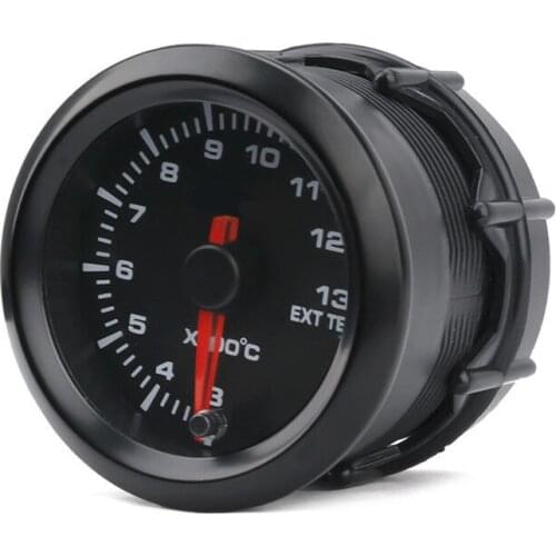 1set 52MM Exhaust Gas Temp Gauge 7 Color Light With Peak Function 300-1300℃ EGT Gauge Car Meter Accessories