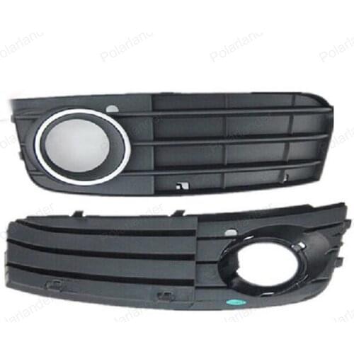 For Audi A4 B8 2008 -2012 8K0807681A 01C 8K0807682A 01C One Pair Black Right & Left Fog Light Lamp Grille Auto Grills