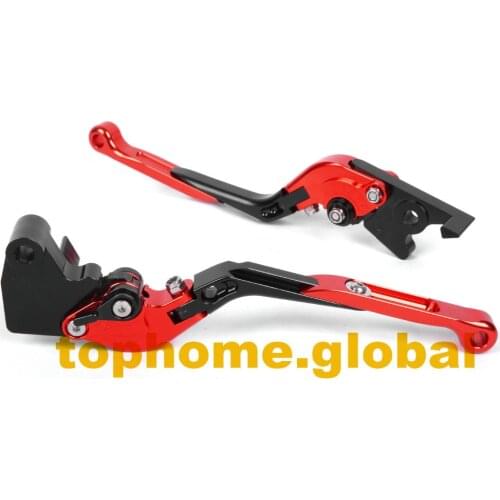 For Honda CBF600/SA 2008 - 2013 CNC Foldable Extendable Brake Clutch Levers Red & Black 2009 2010 2011 2012