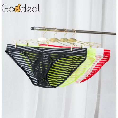 Goodeal Men's Transparent Briefs