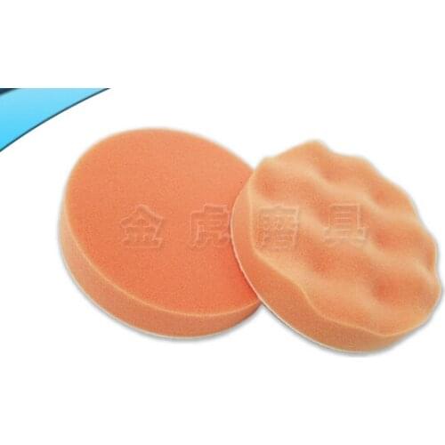 2pcs 4" foam adhesive plate of the car pads grinder sponge wheel wax polishing 100mm