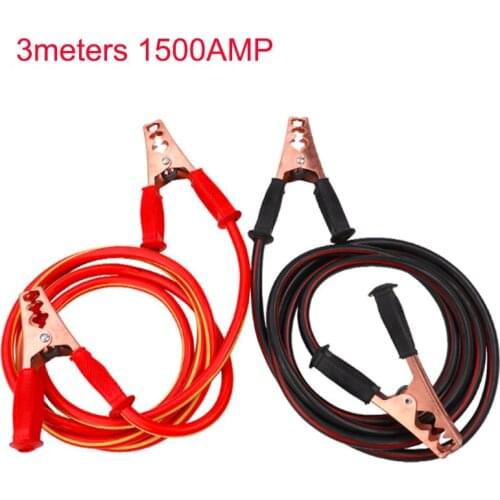TUOSEN 3Meters 1500AMP/2Meters 3000AMP Car Battery Booster Cable Emergency Ignition Jump Starter Leads Wire For Car Van SUV