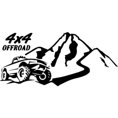 Creative Off-road Vehicle Car-Sticker Automobiles Motorcycles Window Bumper Laptop Vinyl Decal Decorative Good Apply To Car Door
