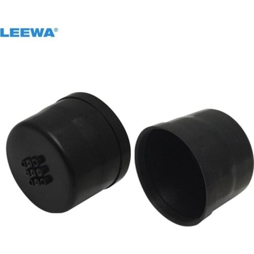 LEEWA 10PCS Car LED HID Headlight Waterproof DustProof Cover Rubber 70mm-83mm Anti-Dust Housing Seal Headlamp Cap #CA5593