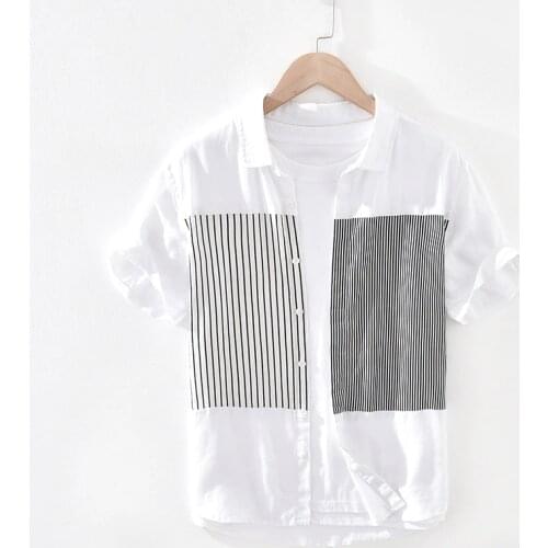 LFFMHMT Mens Linen Shirts