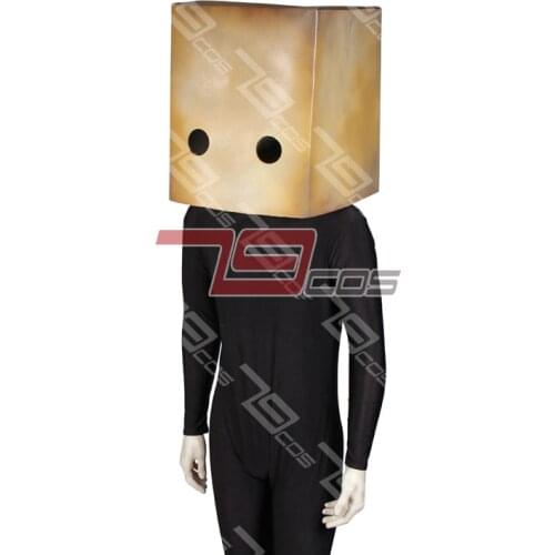 Little Nightmares 2 Mono Box Head Prop Cosplay Replica Mask Helmet Halloween Carnival Christmas Party Cosplay Costume Gifts